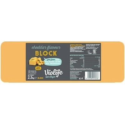 Violife Syr rastlinný Cheddar blok 2500 g