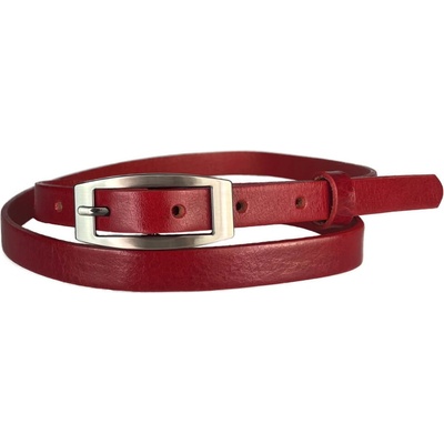 Penny Belts kožený opasek 15-2-93 červený