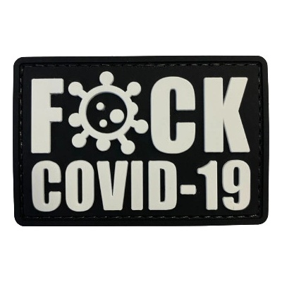 WARAGOD Fuck Covid 19 PVC nášivka