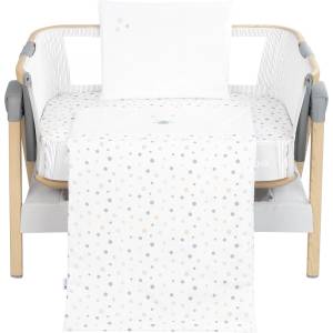 KikkaBoo Бебешки спален комплект за мини кошара Kikkaboo - My Teddy, 3 части (41101030170)