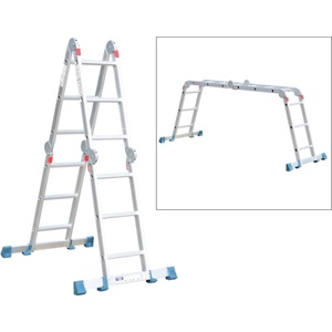 Bormann Многофункционална сгъваема стълба Bormann Pro BHL5050, 4х4 стъпала, 4.68 м (029618) (029618)