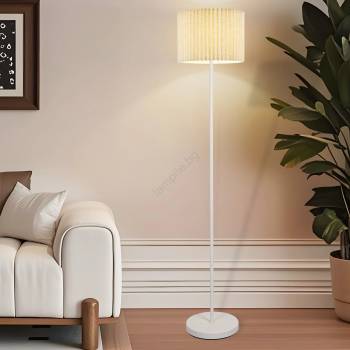 Brilagi - Подова лампа NORDIC WAVE 1xE27/15W/230V лен/бяла (BG2615)