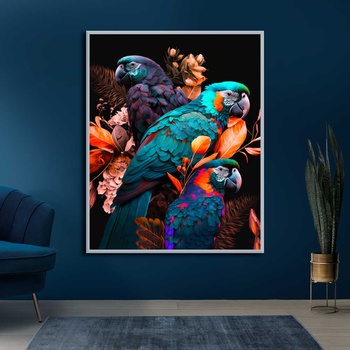 Decono Картина Цветни Папагали