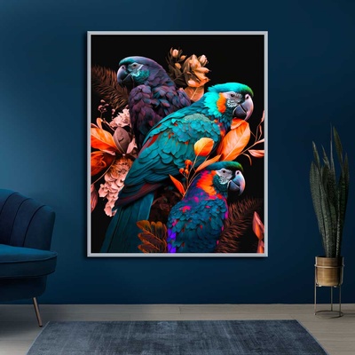 Decono Картина Цветни Папагали