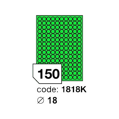 Rayfilm 18 mm 300 archů, matně zelená, R0120.1818KD