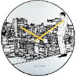 NeXtime Стенен часовник Trumpet City (8191)