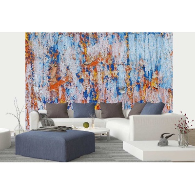 DIMEX ART Самозалепваща се флизелинова фототапета текстура на цветна стена 375 x 250 см