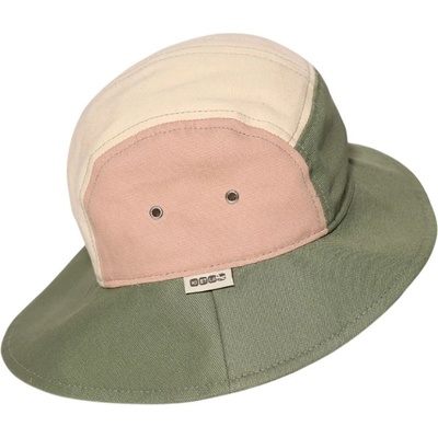 Ki ET LA Кемпер шапка със защита Ki ET LA - UPF50+, 1-2 г, 46-49 cm, Green/Natural/Pink (KB2GNP)