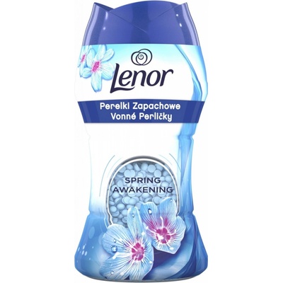 Lenor Spring Awakening vůně jarních květin, pačuli a cedru vonné perličky do bubnu pračky 140 g