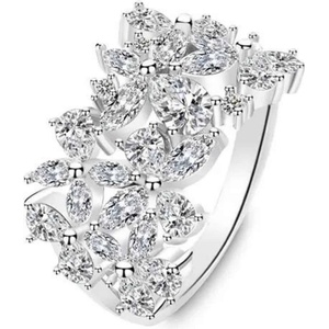 Silenti Jewelry Сребърен пръстен "Оживеност" - 10 - 62 мм (19.7мм диам. )
