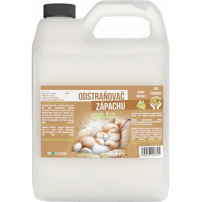 PETCLEAN odstraňovač zápachu Králíci 5 l