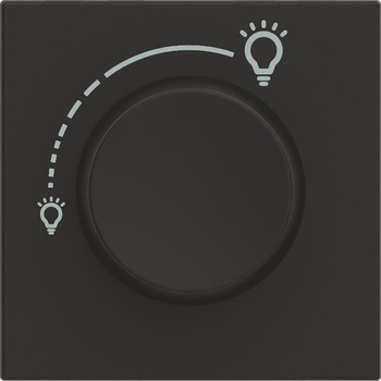 BTicino Димер ротативен L5-300VA LED5-200W 2 мод. цвят Черен Classia - RG4415 (RG4415)