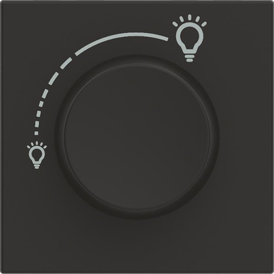 BTicino Димер ротативен L5-300VA LED5-200W 2 мод. цвят Черен Classia - RG4415 (RG4415)