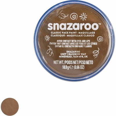 Snazaroo farba na tvár hnedá 18 ml