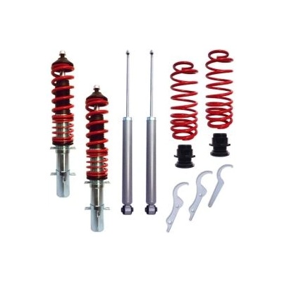 Регулируемо окачване за Audi A3 8L (1996-2003) - червено