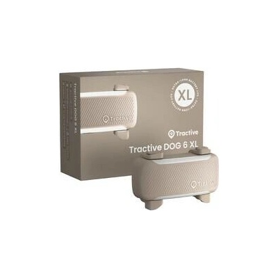 Tractive DOG 6 XL – pre psy so sledovaním životných funkcií a zdravotnými upozorneniami hnedý