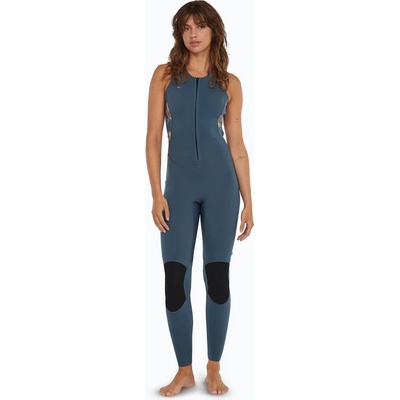 Dámský O'Neill Bahia 1.5mm Front Zip copen blue/painted tropics/copen blue