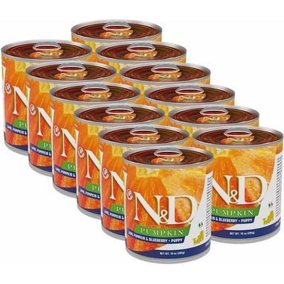 N&D dog Puppy Pumpkin & Lamb & Blueberry 12 x 285 g