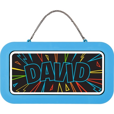 Albi Neonová cedulka se jménem - David