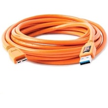 Tether Tools CU5454 USB 3.0 A/Micro B, 4,6m, oranžový