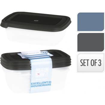 Image 1 of КУТИИ 3А ХРАНА 600мл 024000200 ПВЦ СИНЬО/АНТРАЦИТ К-КТ 3бр (024000210)