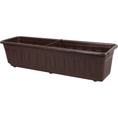 Plastkon Samozavlažovací truhlík Garden 60x14x17 cm hnědý