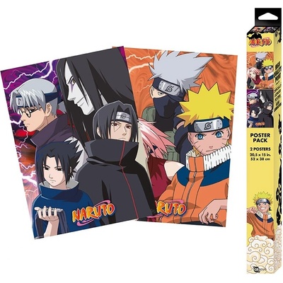 Set Plakátů - NARUTO Chibi Konoha Ninjas & Deserters 52x38, GBYDCO387