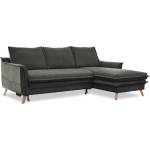 Miuform Тъмносив разтегателен ъглов диван (десен ъгъл) Charming Charlie - Miuform (1722ETS508)