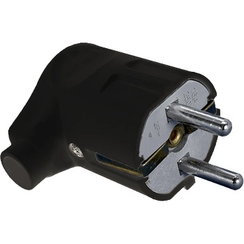 ELMARK ЩЕПСЕЛ ЪГЛОВ ШУКО 16А 2Р+Е ЧЕРЕН (192129/bl)