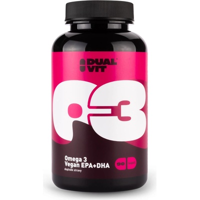 Dualvit Omega 3 Vegan EPA+DHA 225 mg 90 kapslí