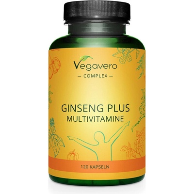 Vegavero Азиатски женшен + мултивитамини 120 капсули | Vegavero (VV-VITA-325)