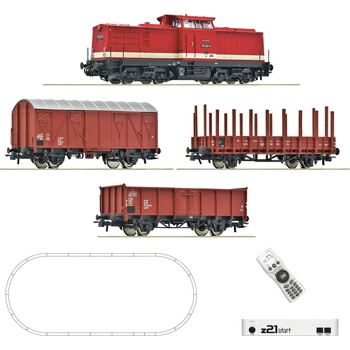 Roco Z21 Дигитален Сет с дизелов локомотив серия 110 и товарни вагони, dr (5110009)