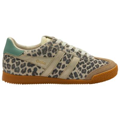 Дамски маратонки Gola Women's Elan Safari Sneakers - Snow Leopard / Light Caramel / Gold / Green Mist - размер 40 (EU) (124-1259-0218)
