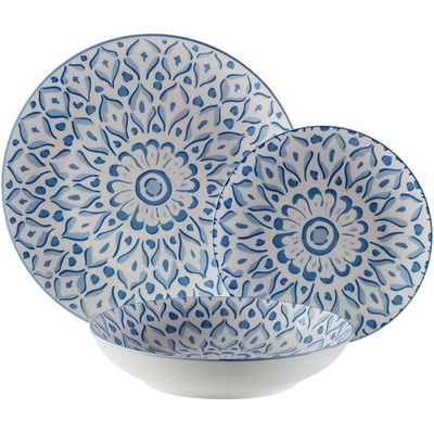 Порцеланов сервиз за хранене Lola Blue, 18 части (1341)