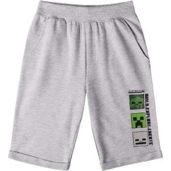 Šortky bermudy Minecraft šedé