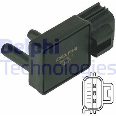 Senzor, tlak výfukového plynu DELPHI DPS00011