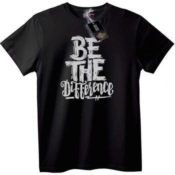 NOONEBRAND Тениска Бъди Различен - 2XL, Black