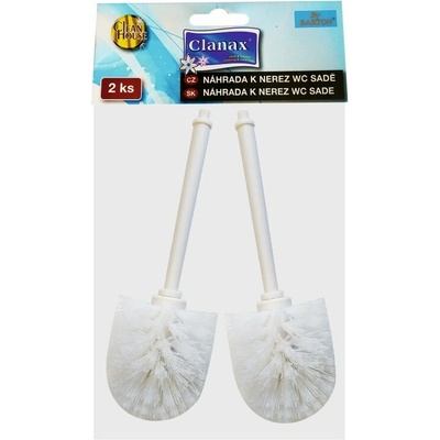 Clanax WC Kartáč k nerezové sadě DELUXE 2 ks