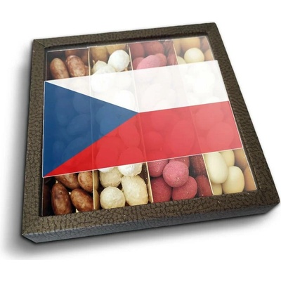Sablio Mandle v čokoládě Česká vlajka Český fanoušek 4x 80 g