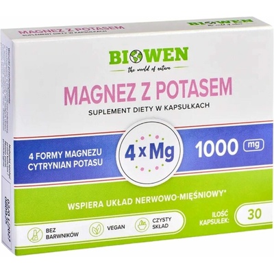 Biowen Horčík s draslíkom 30 kapsúl