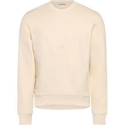 Lacoste Блуза Lacoste Embroidered Crewneck Sweatshirt - Cream