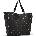 Reisenthel Чанта тип торба Shopper с цветни точки XL черна (ZU7009)