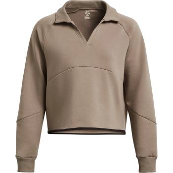 Under Armour Блуза Under Armour Women's Unstop Rugby Cropped Crew Sweatshirt - Brown