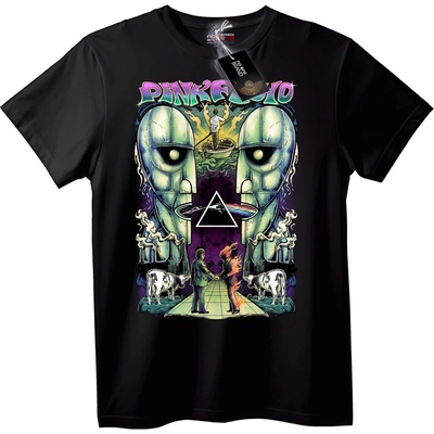 NOONEBRAND Тениска Pink Floyd Dark Side of the Moon - XS, Black