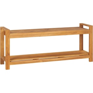vidaXL Пейка, 120 см, тиково дърво масив (325276)