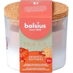 Bolsius Bolsius Polska Sprzedaż sp. z o. o. Ароматна свещ Bolsius в стъкло с корков капак, 80x75 мм, True Joy Oriental Softness