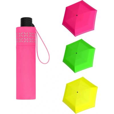 Doppler Havanna Fiber Safety Cross dámsky ultraľahký mini dáždnik žltá