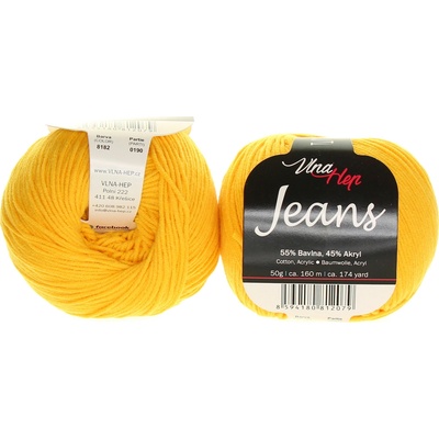 Vlna Hep Jeans žlutá 8182