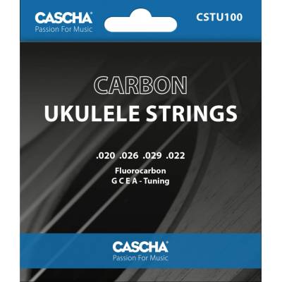 Cascha Carbon Ukulele Strings (4 Strings Set - G C E A)