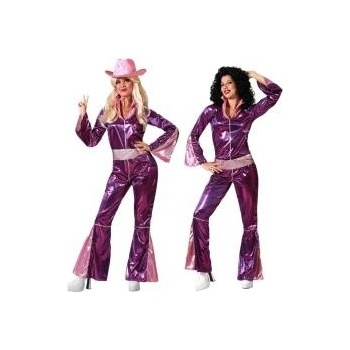 BigBuy Carnival Маскировъчен костюм за възрастни Фуксия Disco Размер M/L 10012c